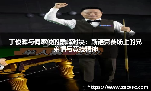 丁俊晖与傅家俊的巅峰对决：斯诺克赛场上的兄弟情与竞技精神